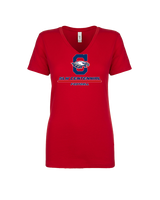 St. Lucie West Centennial HS Football Split - Womens Vneck