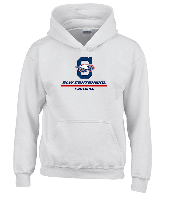 St. Lucie West Centennial HS Football Split - Youth Hoodie