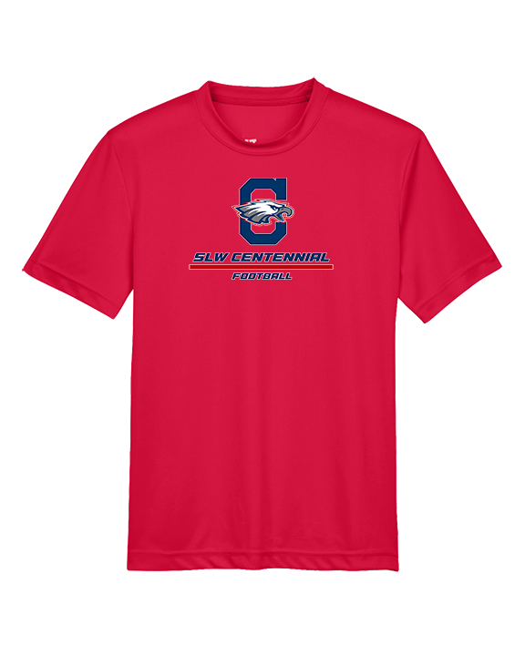 St. Lucie West Centennial HS Football Split - Youth Performance Shirt