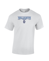 St Genevieve HS Football Border - Cotton T-Shirt