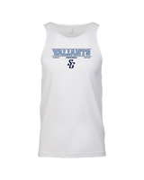 St Genevieve HS Football Border - Tank Top