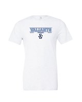 St Genevieve HS Football Border - Tri-Blend Shirt