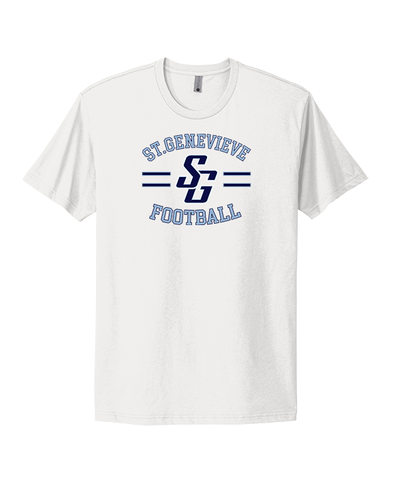 St Genevieve HS Football Curve - Mens Select Cotton T-Shirt
