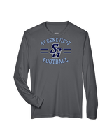 St Genevieve HS Football Curve - Performance Longsleeve