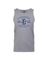 St Genevieve HS Football Curve - Tank Top