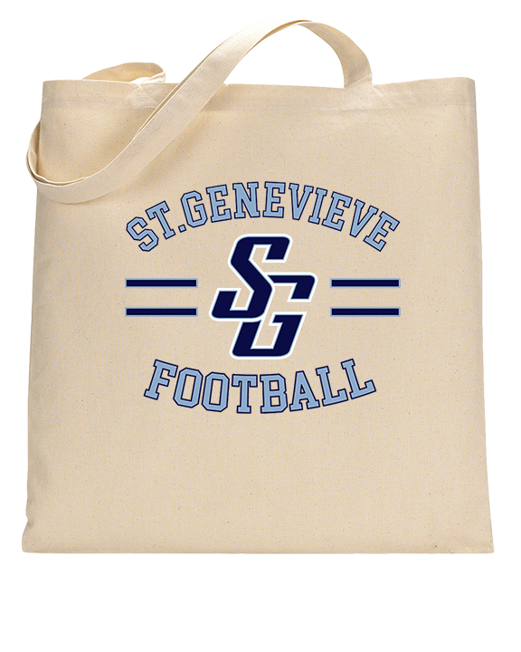 St Genevieve HS Football Curve - Tote