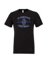 St Genevieve HS Football Curve - Tri-Blend Shirt