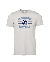 St Genevieve HS Football Curve - Tri-Blend Shirt