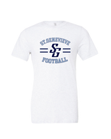 St Genevieve HS Football Curve - Tri-Blend Shirt