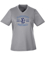 St Genevieve HS Football Curve - Womens Performance Shirt