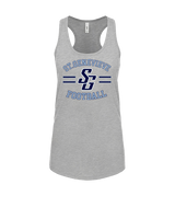 St Genevieve HS Football Curve - Womens Tank Top