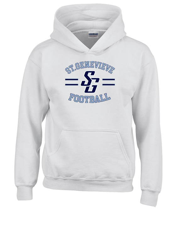 St Genevieve HS Football Curve - Youth Hoodie