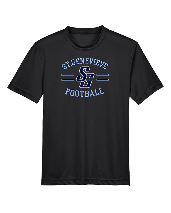 St Genevieve HS Football Curve - Youth Performance Shirt