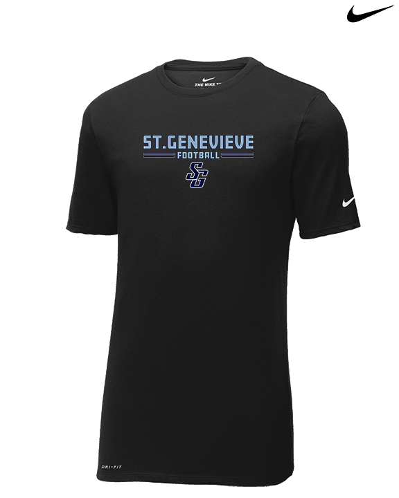 St Genevieve HS Football Keen - Mens Nike Cotton Poly Tee
