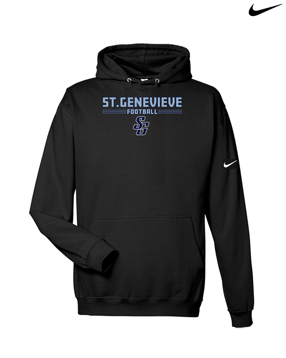 St Genevieve HS Football Keen - Nike Club Fleece Hoodie