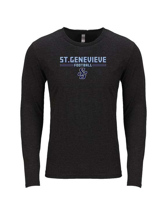St Genevieve HS Football Keen - Tri-Blend Long Sleeve