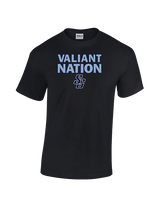 St Genevieve HS Football Nation - Cotton T-Shirt