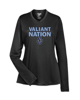 St Genevieve HS Football Nation - Womens Performance Longsleeve
