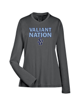 St Genevieve HS Football Nation - Womens Performance Longsleeve