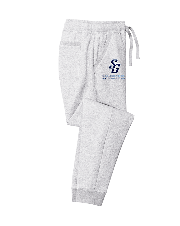 St Genevieve HS Football Stacked - Cotton Joggers