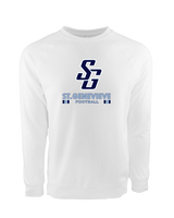 St Genevieve HS Football Stacked - Crewneck Sweatshirt