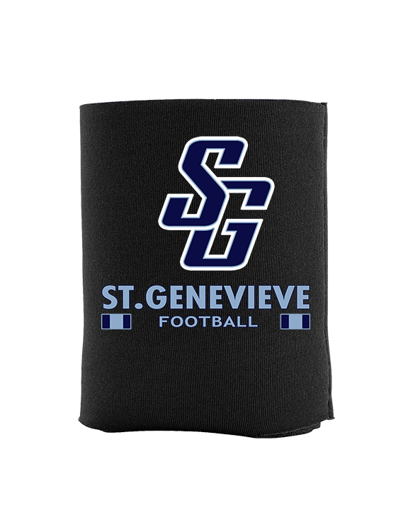 St Genevieve HS Football Stacked - Koozie