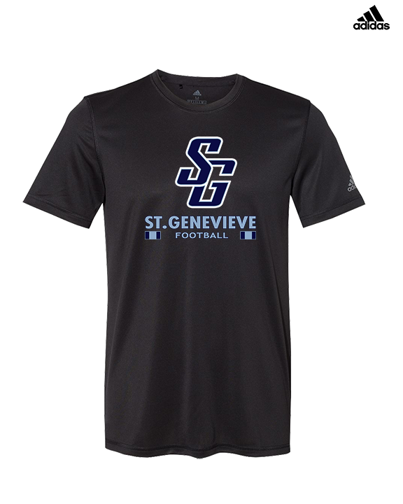 St Genevieve HS Football Stacked - Mens Adidas Performance Shirt