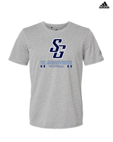 St Genevieve HS Football Stacked - Mens Adidas Performance Shirt