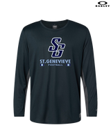 St Genevieve HS Football Stacked - Mens Oakley Longsleeve