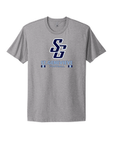 St Genevieve HS Football Stacked - Mens Select Cotton T-Shirt