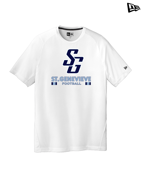 St Genevieve HS Football Stacked - New Era Performance Shirt