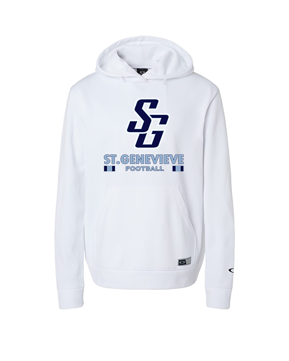 St Genevieve HS Football Stacked - Oakley Performance Hoodie