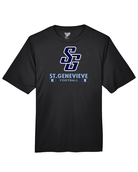 St Genevieve HS Football Stacked - Performance Shirt