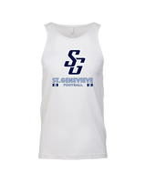 St Genevieve HS Football Stacked - Tank Top