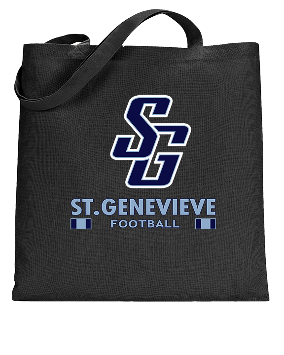 St Genevieve HS Football Stacked - Tote