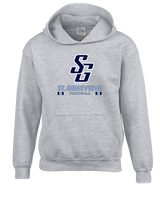 St Genevieve HS Football Stacked - Unisex Hoodie