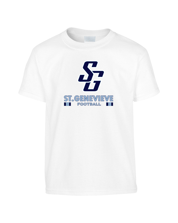 St Genevieve HS Football Stacked - Youth Shirt