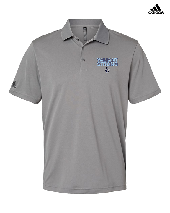 St Genevieve HS Football Strong - Mens Adidas Polo