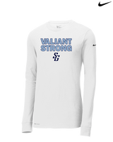 St Genevieve HS Football Strong - Mens Nike Longsleeve
