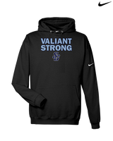 St Genevieve HS Football Strong - Nike Club Fleece Hoodie