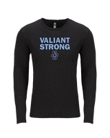 St Genevieve HS Football Strong - Tri-Blend Long Sleeve