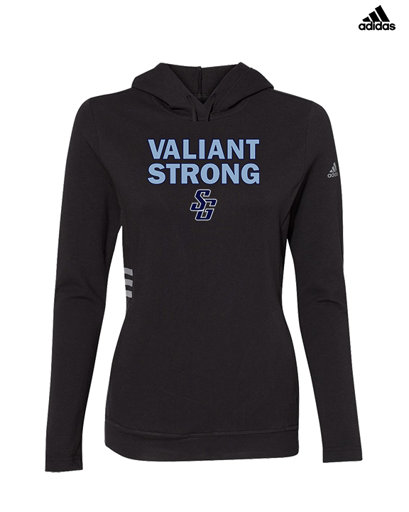 St Genevieve HS Football Strong - Womens Adidas Hoodie