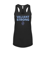 St Genevieve HS Football Strong - Womens Tank Top