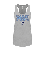 St Genevieve HS Football Strong - Womens Tank Top