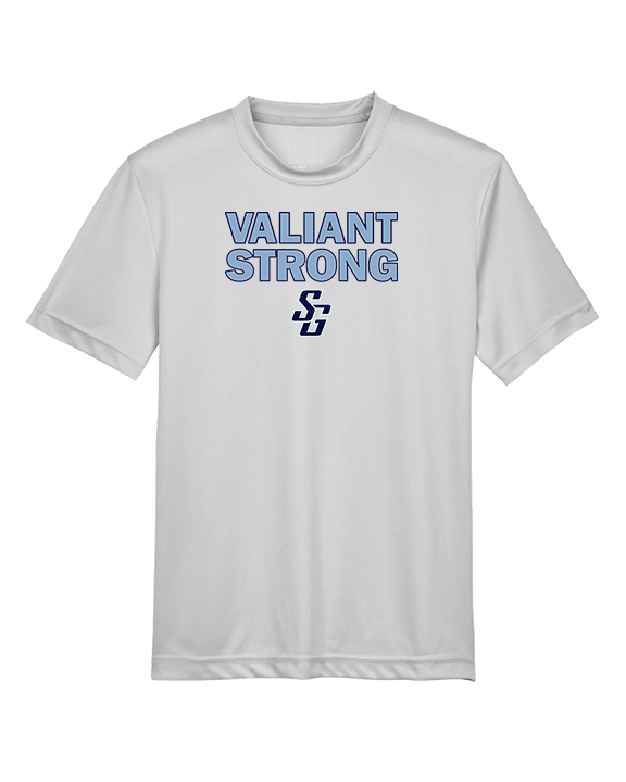 St Genevieve HS Football Strong - Youth Performance Shirt