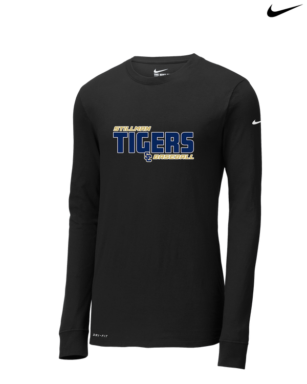 Stillman College Baseball Bold - Nike Dri-Fit Poly Long Sleeve