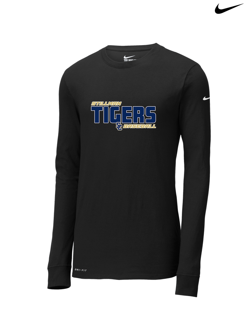 Stillman College Baseball Bold - Nike Dri-Fit Poly Long Sleeve