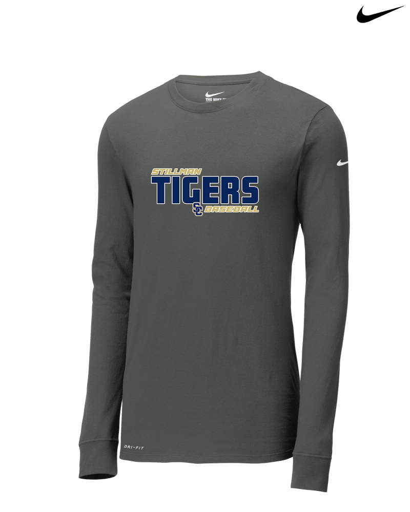 Stillman College Baseball Bold - Nike Dri-Fit Poly Long Sleeve