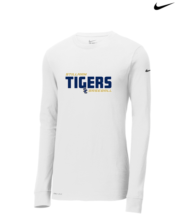 Stillman College Baseball Bold - Nike Dri-Fit Poly Long Sleeve
