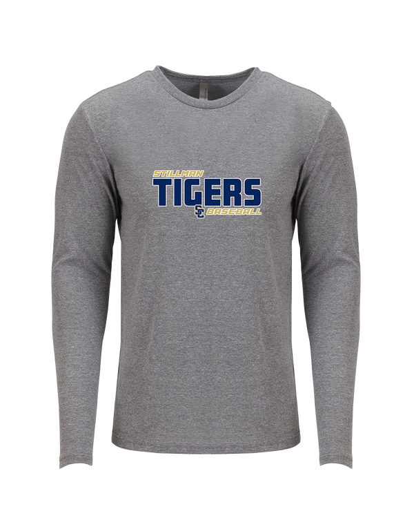Stillman College Baseball Bold - Tri Blend Long Sleeve